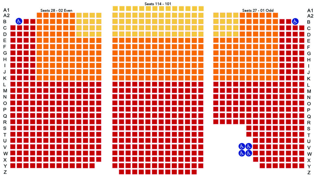 Seating Chart Renfro Valley Entertainment Center