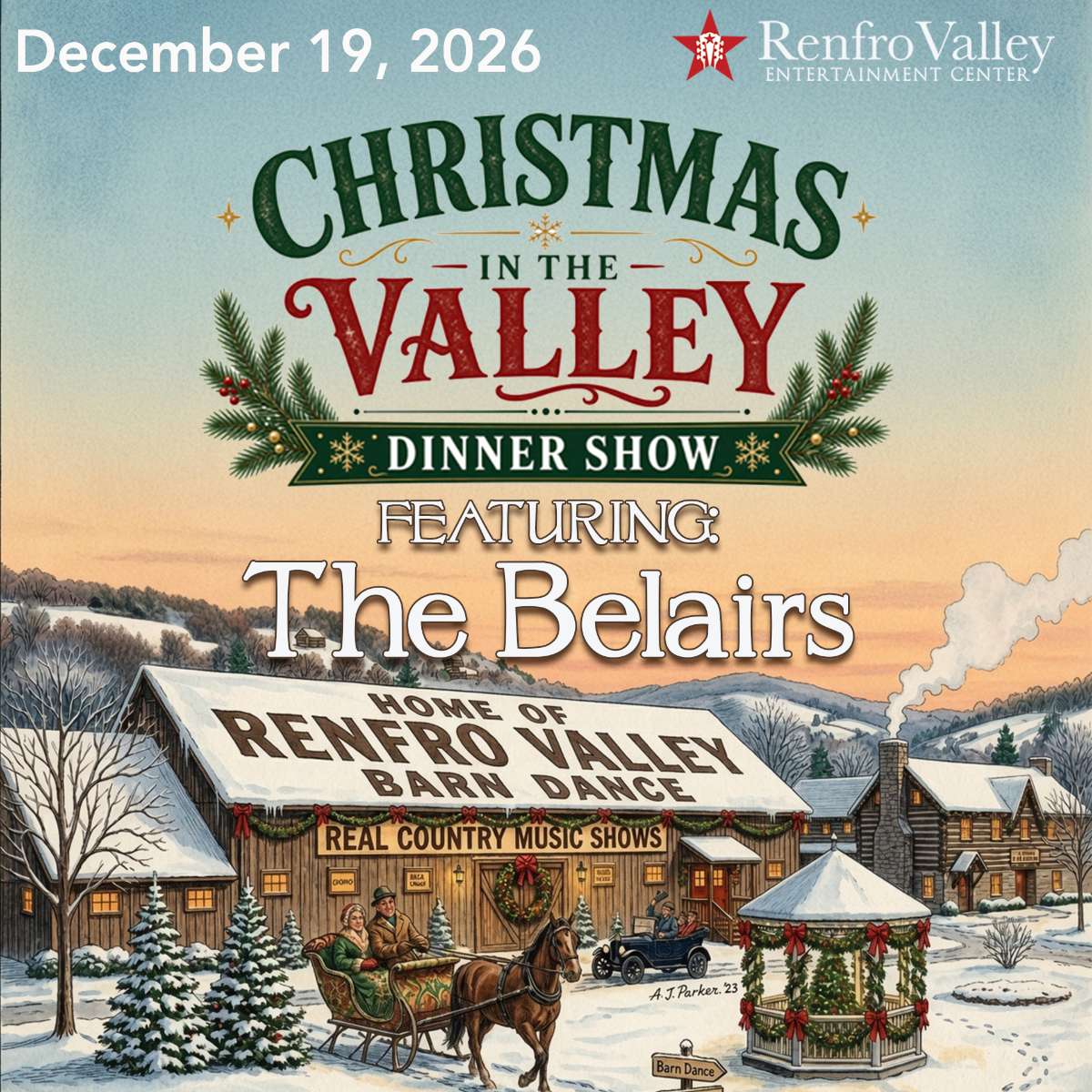 Christmas in the Valley – Dinner Show with the Belairs